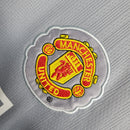 Camisa Manchester United Goleiro 2007/08 - Nike Retrô Masculina - Cinza/Preta