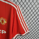Camisa Manchester United Home 1984/85 - Adidas Retrô Masculina - Vermelha/Branca
