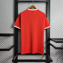 Camisa Manchester United Home 1984/85 - Adidas Retrô Masculina - Vermelha/Branca