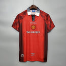 Camisa Manchester United Home 1996/97 - Umbro Retrô Masculina - Vermelha