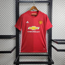 Camisa Manchester United Home 2016/17 - Adidas Retrô Masculina - Vermelha/Branca