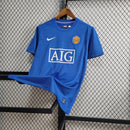 Camisa Manchester United Away 2008/09 - Nike Retrô Masculina - Azul/Branca