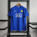 Camisa Manchester United Away 2008/09 - Nike Retrô Masculina - Azul/Branca