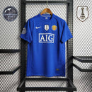 Camisa Manchester United Away 2008/09 - Nike Retrô Masculina - Azul/Branca