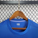 Camisa Manchester United Manga Longa Away 2008/09 - Nike Retrô Masculina - Azul/Branca