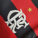 Camisa Flamengo Manga Longa 2008/09 - Nike Retrô Masculina - Vermelha/Preta