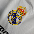 Camisa Manga Longa Real Madrid Home 2010/11 - Adidas Retrô Masculina - Branca/Azul