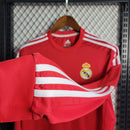 Camisa Manga Longa Real Madrid Third 2011/12 - Adidas Retrô Masculina - Vermelha/Branca