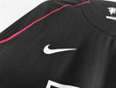 Camisa Manchester United Manga Longa Away 2007/08 - Nike Retrô Masculina - Preta/Branca