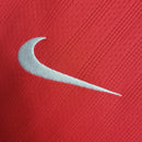 Camisa Manchester United Manga Longa Home 2007/08 - Nike Retrô Masculina - Vermelha/Branca