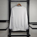 Camisa Manga Longa Real Madrid Home 2024/25 - Adidas Torcedor Masculina - Branca/Preta