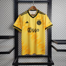 Camisa Ajax 2023/24 - Adidas Torcedor Masculina - Amarela/Preta