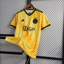Camisa Ajax 2023/24 - Adidas Torcedor Masculina - Amarela/Preta