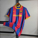 Camisa Barcelona Home 2010/11 - Nike Retrô Masculina - Vermelha/Azul