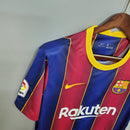 Camisa Barcelona Home 2020/21 - Nike Retrô Masculina - Vermelha/Azul