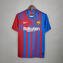 Camisa Barcelona Home 2021/22 - Nike Retrô Masculina - Vermelha/Azul