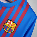 Camisa Barcelona Home 2021/22 - Nike Retrô Masculina - Vermelha/Azul