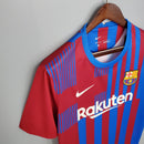 Camisa Barcelona Home 2021/22 - Nike Retrô Masculina - Vermelha/Azul