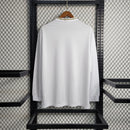 Camisa Manga Longa Real Madrid Home 2019/20 - Adidas Retrô Masculina - Branca/Dourada