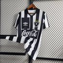 Camisa Botafogo Home 1997 - Umbro Retrô Masculina - Branca/Preta