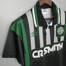 Camisa Celtic Away 1994/96 - Umbro Retrô Masculina - Preta/Verde