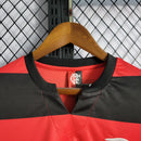 Camisa Flamengo Home 1978/79 - Retrô Masculina - Vermelha/Preta