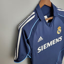 Camisa Real Madrid Away 2005/06 - Adidas Retrô Masculina - Azul