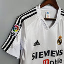 Camisa Real Madrid Home 2004/05 - Adidas Retrô Masculina - Branca/Preta