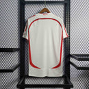 Camisa Pronta Entrega AC Milan Away 2006/07 - Adidas Retrô Masculina - Branca/Vermelha