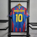 Camisa Pronta Entrega Barcelona Home 2005/06 - Nike Retrô Masculina - Vermelha/Azul