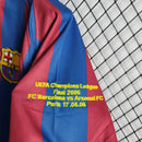 Camisa Pronta Entrega Barcelona Home 2005/06 - Nike Retrô Masculina - Vermelha/Azul