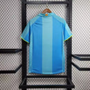 Camisa Barcelona Away 2007/08 - Nike Retrô Masculina - Azul/Amarela