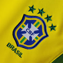Camisa Seleção Brasil Home 2002 - Nike Retrô Masculina - Amarela/Verde