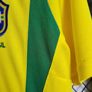 Camisa Pronta Entrega Seleção Brasil Home 2002 - Nike Retrô Masculina - Amarela/Verde
