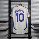 Camisa Pronta Entrega Seleção França Home 2006 - Adidas Retrô Masculina - Branca/Vermelha