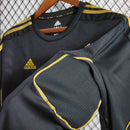 Camisa Pronta Entrega Real Madrid Away 2011/12 - Adidas Retrô Masculina - Preta/Dourada