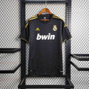 Camisa Pronta Entrega Real Madrid Away 2011/12 - Adidas Retrô Masculina - Preta/Dourada