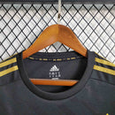Camisa Pronta Entrega Real Madrid Away 2011/12 - Adidas Retrô Masculina - Preta/Dourada