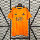 Camisa Real Madrid Away 2024/25 - Torcedor Adidas Masculina - Laranja/Preta