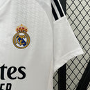 Camisa Real Madrid Home 2024/25 - Adidas Torcedor Masculina - Branca/Preta