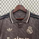 Camisa Real Madrid Third 2024/25 - Adidas Torcedor Masculina - Cinza
