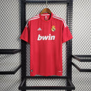 Camisa Real Madrid Third 2011/12 - Adidas Retrô Masculina - Vermelha/Branca