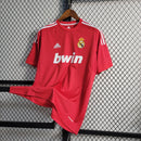 Camisa Real Madrid Third 2011/12 - Adidas Retrô Masculina - Vermelha/Branca