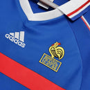 Camisa Seleção França Home 1998/99  - Adidas Retrô Masculina - Azul/Branca