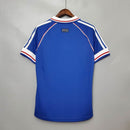 Camisa Seleção França Home 1998/99  - Adidas Retrô Masculina - Azul/Branca
