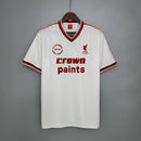 Camisa Liverpool 1985/86 - Retrô Masculina - Branca/Vermelha