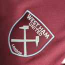 Camisa West Ham Home 2022/23 - Castore Torcedor Masculina - Bordo/Azul