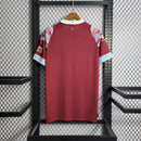 Camisa West Ham Home 2022/23 - Castore Torcedor Masculina - Bordo/Azul