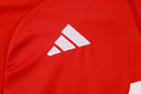 Conjunto de Treino Half Ziper Liverpool 2025/26 - Adidas Jaqueta + Calça - Vermelha/Preta