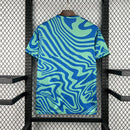 Camisa Seleção Brasil Pré Jogo 2026/27 - Nike Torcedor Masculina - Azul/Verde